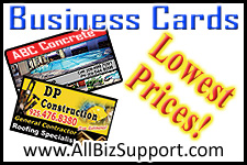 Custom Designed Business Cards